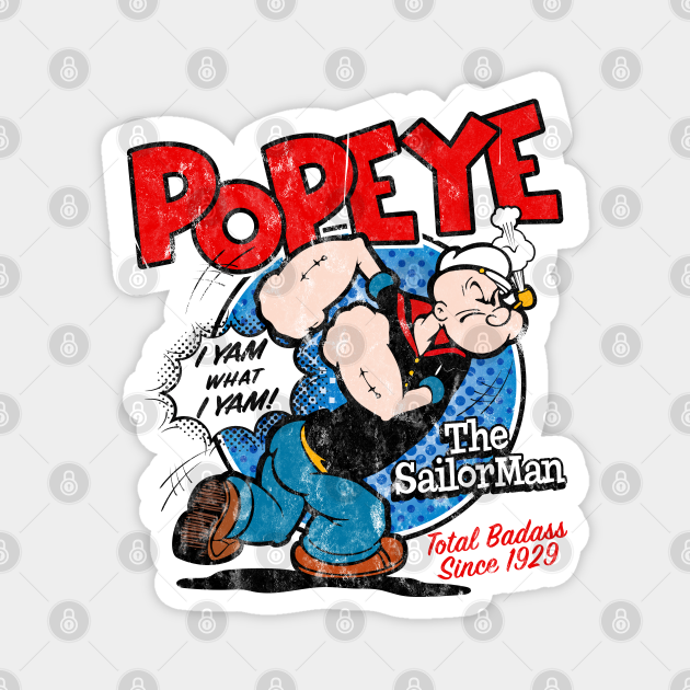 Popeye The Sailor - Popeye The Sailor Man Show Cartoon - Magnet | TeePublic Popeye The Sailor - Popeye The Sailor Man Show Cartoon - Magnet | TeePublic