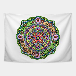 Bright & Colorful Mandala Tapestry