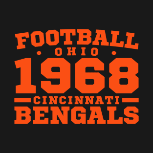 Football Ohio 1968 Cincinnati Bengals T-Shirt