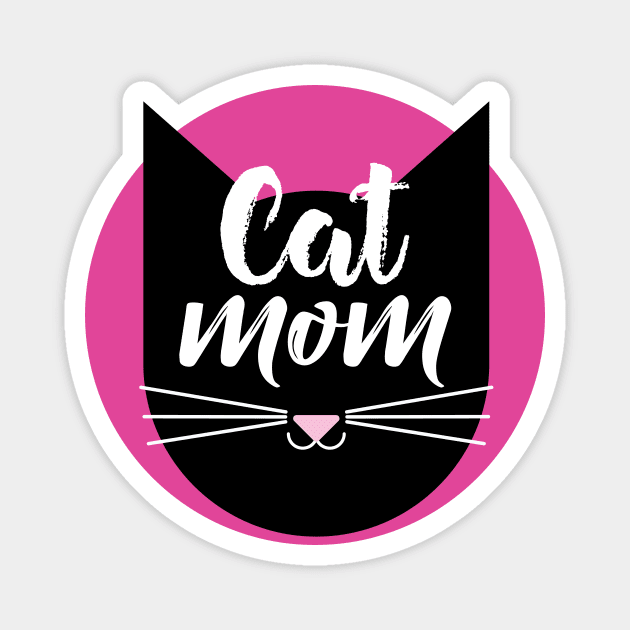 Cat Mom, Cat Lover Magnet by NightField