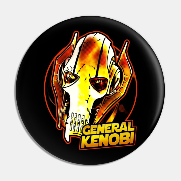 General Kenobi Pin by CoDDesigns