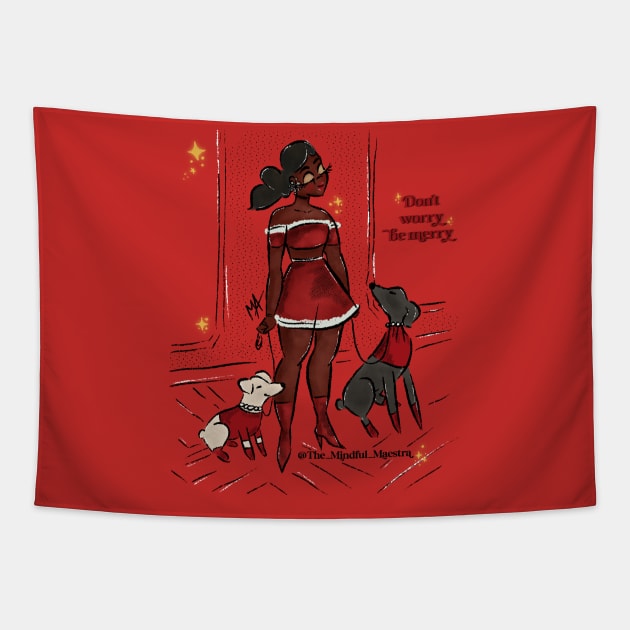 Don’t worry be merry Tapestry by The Mindful Maestra