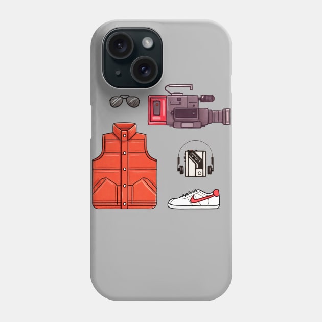 Marty McFly - BTTF part I Phone Case by Buff Geeks Art