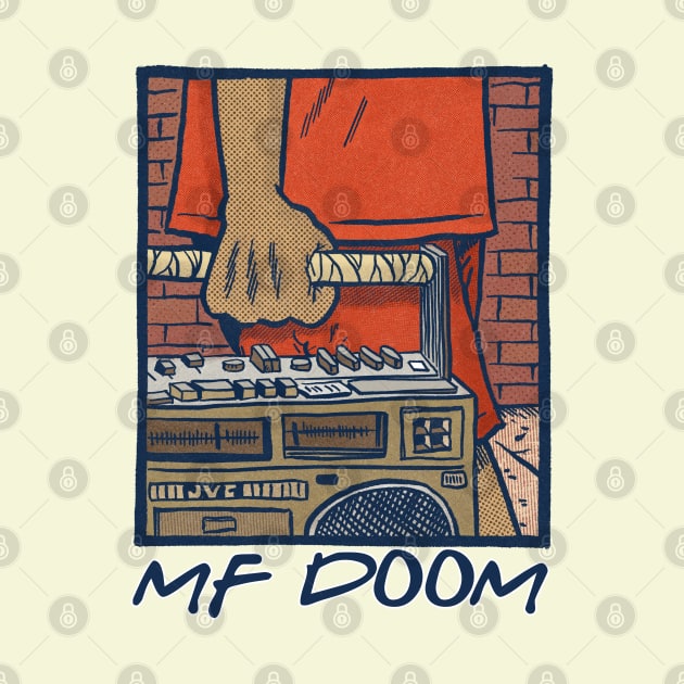 MF DOOM / Retro Fan Art Design by DankFutura