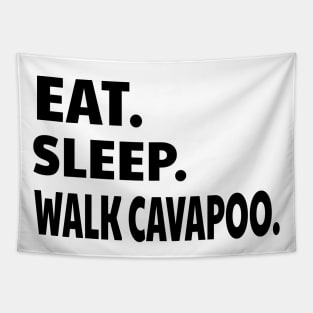 Eat Sleep Walk Cavapoo Tapestry