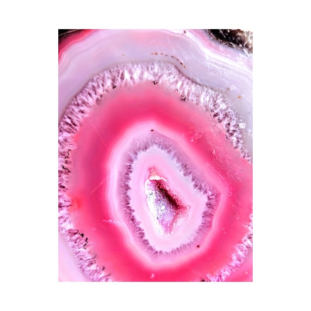 Pink Geode Crystal by NewburyBoutique