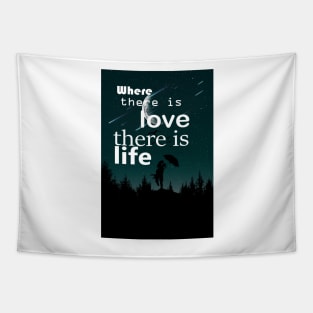 Love and life Tapestry