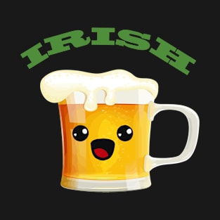 Kawaii St Patrick's Day Irish Beer T-Shirt