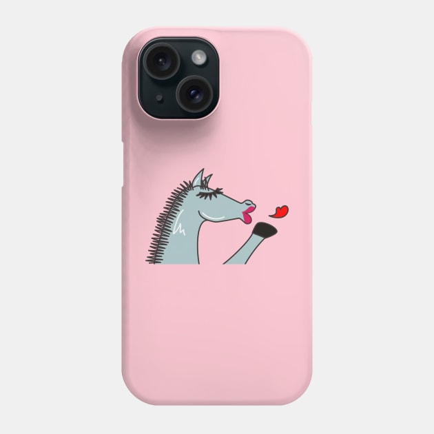 Funny Horse Phone Case by ShaderM