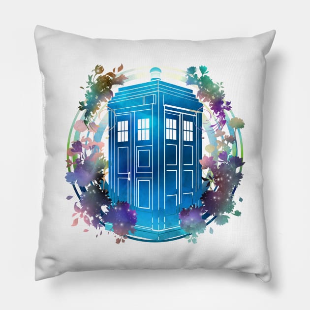 TARDIS Pillow by LANVERIL