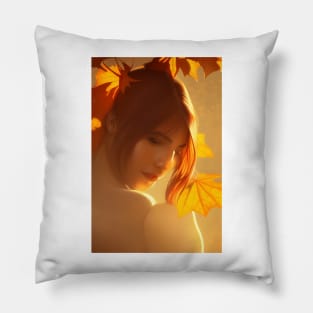 Leafs in autumn Pillow