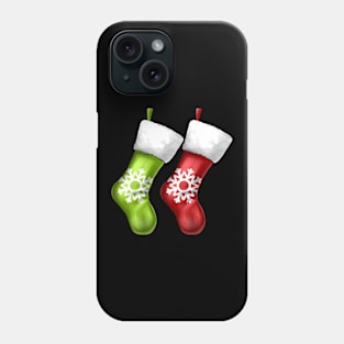 Socks On Fireplace Stockings On Chimney Christmas Phone Case