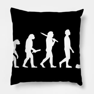 Funny Hiking Evolution Gift For Hikers Pillow