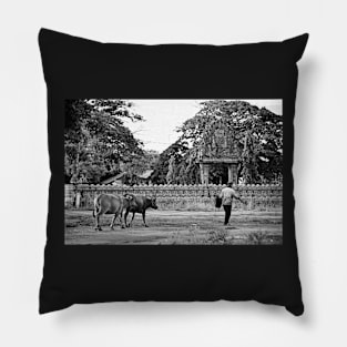 Cambodge - Wat Nokor Pillow