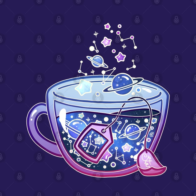 Galaxy Tea by heysoleilart