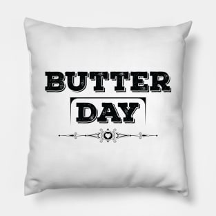 National Peanut Butter Lover’s Day Black Pillow