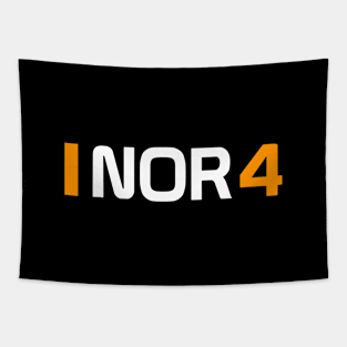 NOR 4 Design - White Text. Tapestry