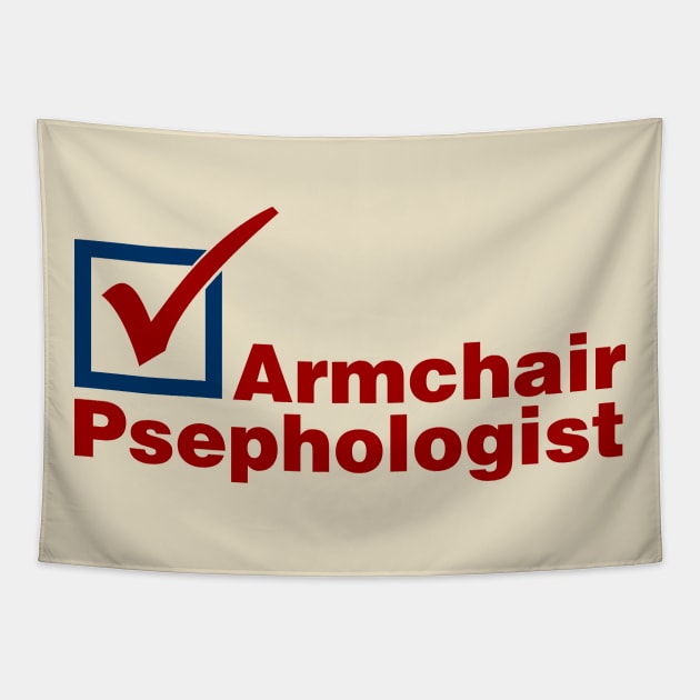 Armchair Psephologist Tapestry by brkgnews