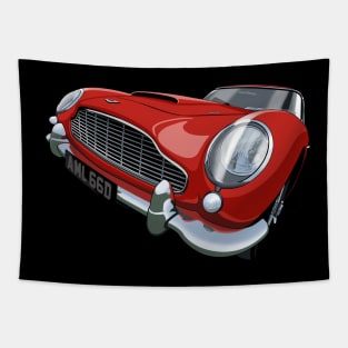 1966 Aston Martin DB5 in red Tapestry