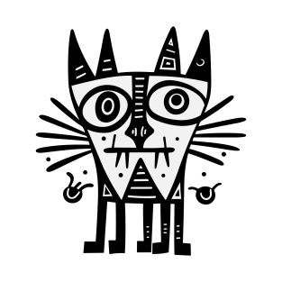 tribal cat T-Shirt