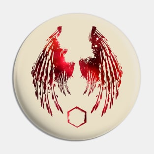 Red Cosmos - Wings Pin