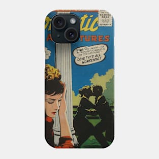 Vintage "Romantic Adventures" Cover Phone Case