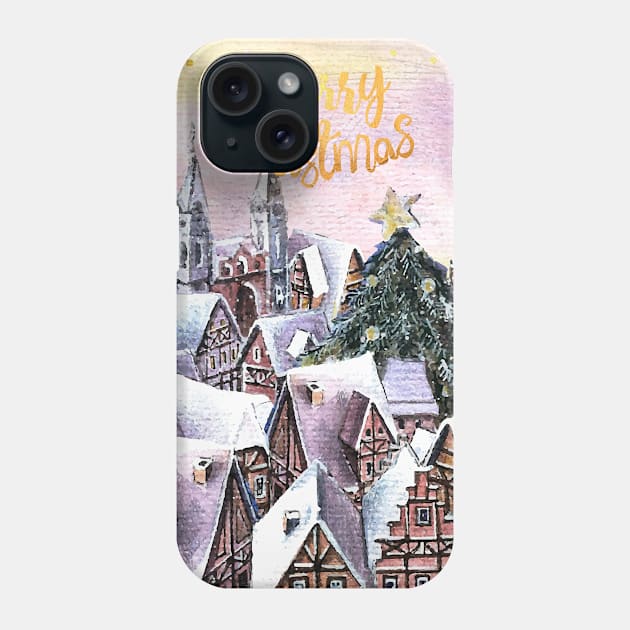 Merry Christmas Phone Case by Odilen