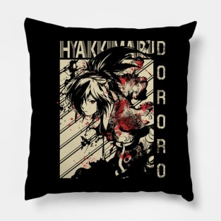 Hyakkimaru vintage Pillow