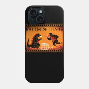 battle of titans Phone Case