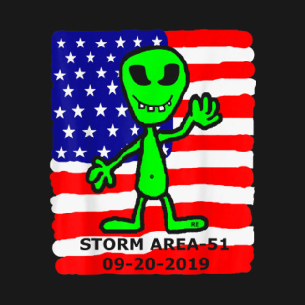 Storm Area 51 Shirts Green Alien American Flag Storm Area 51 T Shirt Teepublic