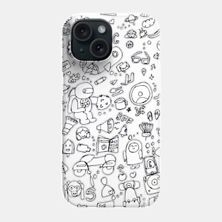 Doodle art Phone Case