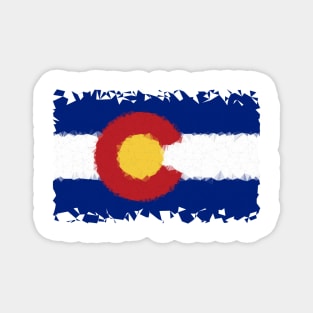 Low Poly Colorado Magnet