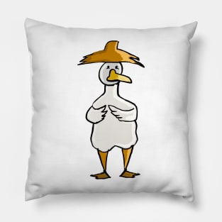 Confused Duck Pillow