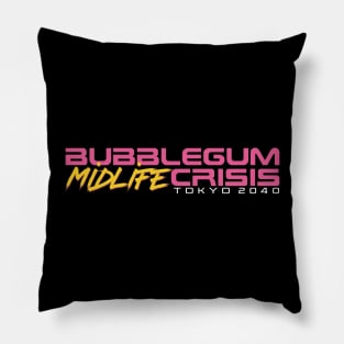 Bubblegum Midlife Crisis: Tokyo 2040 Edition Pillow