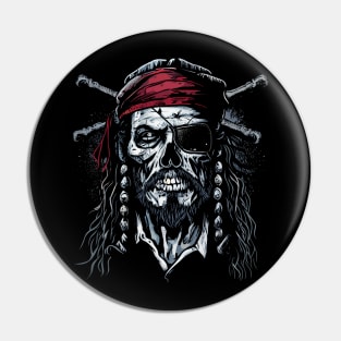 Captain pirate zombie Pin