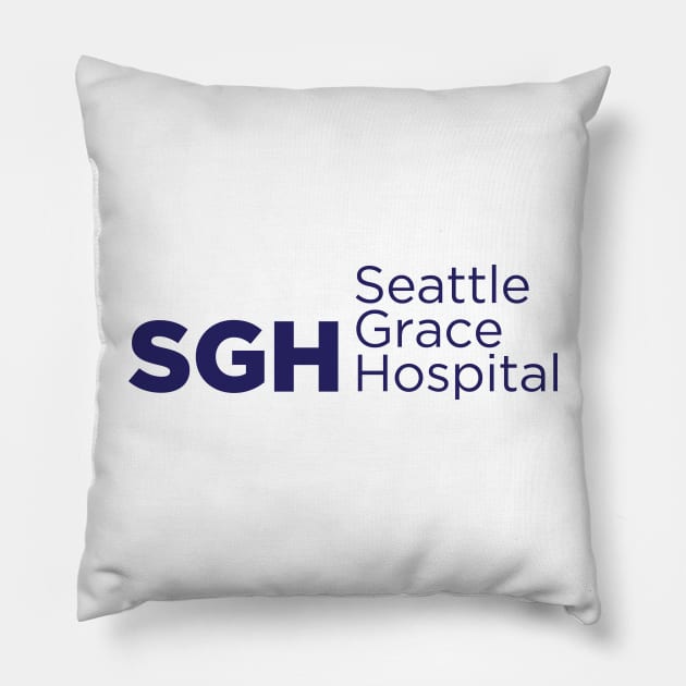 SGH Seattle Grace Hospital Pillow by tvshirts