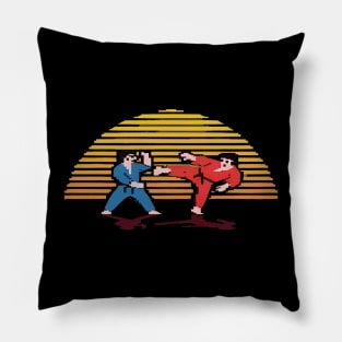 Karate Sunset Pillow