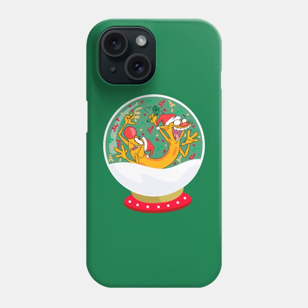 Snowball Catdog Phone Case by artxlife