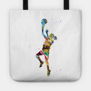 Girl basketball player Tote