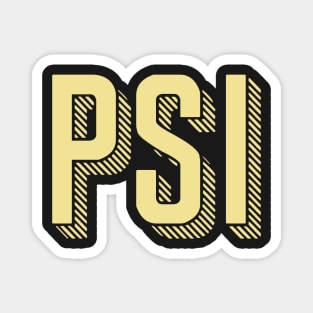 Yellow Psi Sunshine Letter Magnet