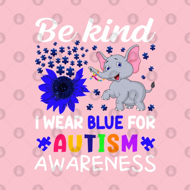 I wear blue for autism awareness by Emy wise