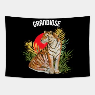 Grandiose Siberian Tiger 🐯🐅 Tapestry