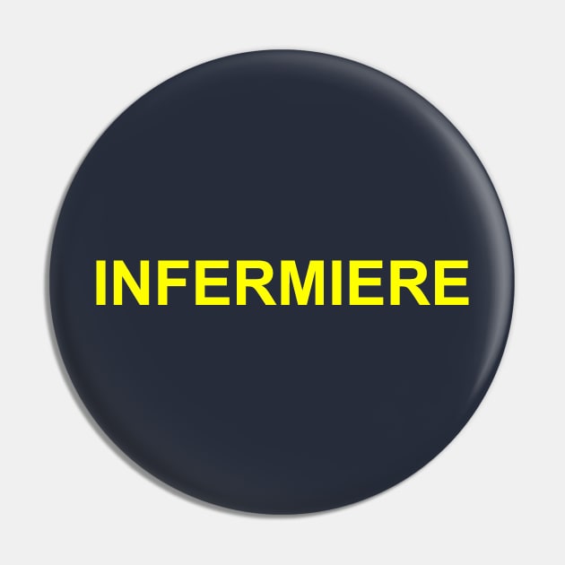 Infermiere | Nurse | T-shirt for Nursing Staff | Print on back Pin by Betta's Collections