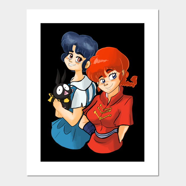 Ranma X Akane Ranma 12 Posters And Art Prints Teepublic Second kiss is when ranma and akane play romeo and juliet. teepublic