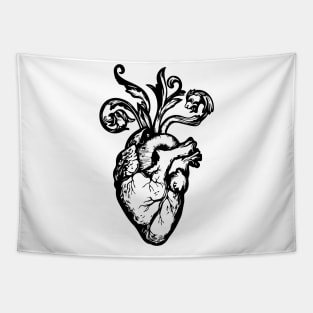 gothic heart Tapestry