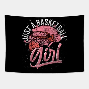 Basketball Lover Girls Basketball Player Sport Basketball Tapestry