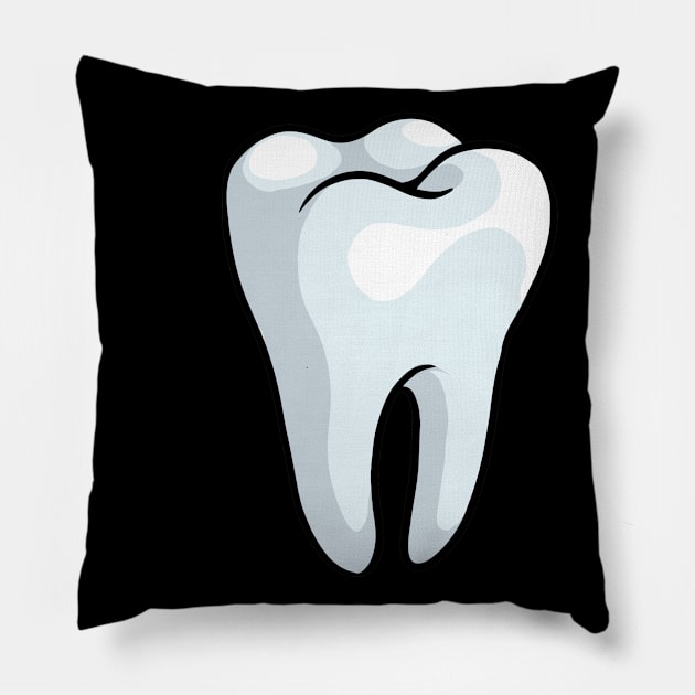 Tooth Dentist Pillow by fromherotozero