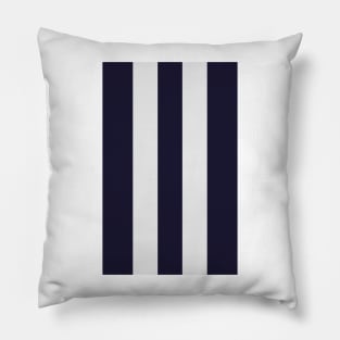 West Brom Retro 1978 Navy and White Home Striped Pillow