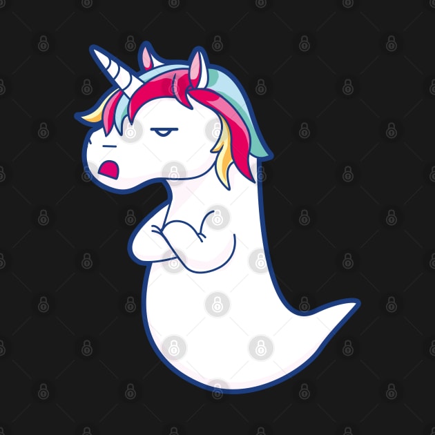 Boonicorn ghost unicorn by Ryuvhiel