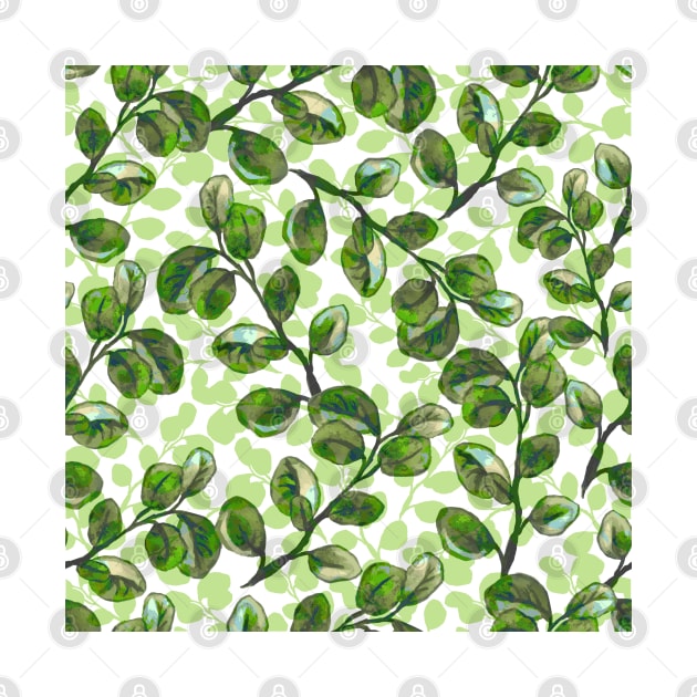 Green Leaves Illustration by gronly